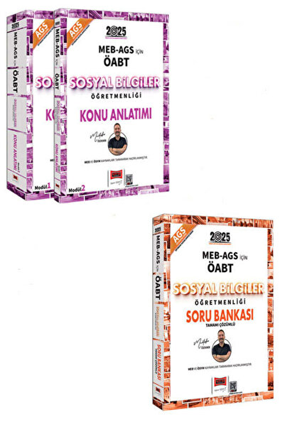 Yargı Yayınları Yargı Yayınları 2025 MEB-AGS ÖABT Sosyal Bilgiler Öğretmenliğ...