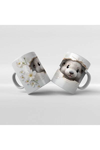 Rengineshop كوب بطبعة حيوانات - 8