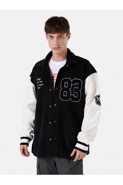 Colin's Мъжко черно яке Comfort Fit