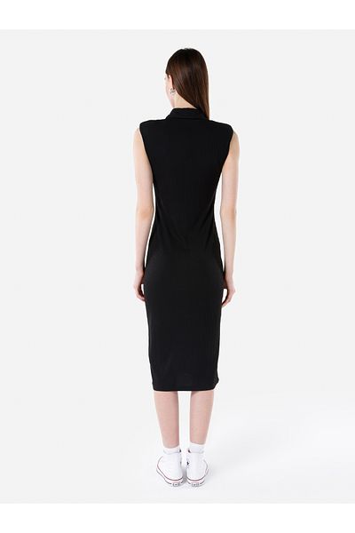 Colin's Rochie neagră fără mâneci pentru femei Slim Fit