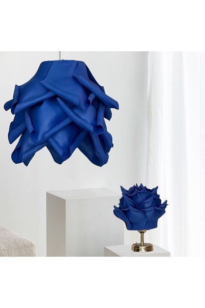 Maison Avf Eva Modern Rose Saks Blue Design - Pendant Chandelier