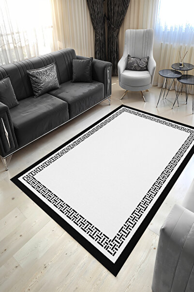 YTR HOME Dijital Baskı Yıkanabilir Kaymaz Taban Dekoratif Salon Mutfak Halısı...