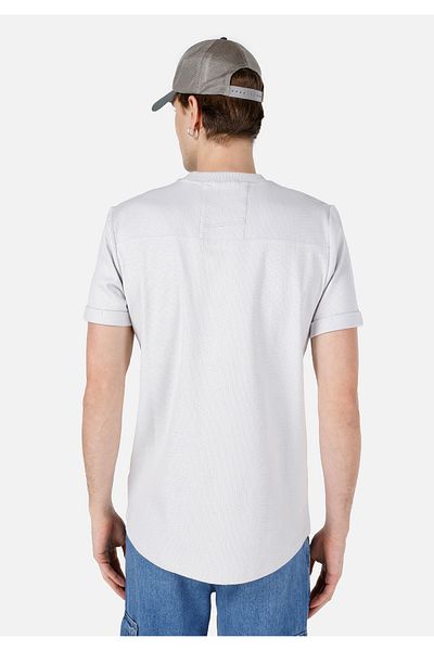 Colin's Gray Men's Short Sleeve T-Shirt - Crew Neck, Printed Pocket Cl 1067723