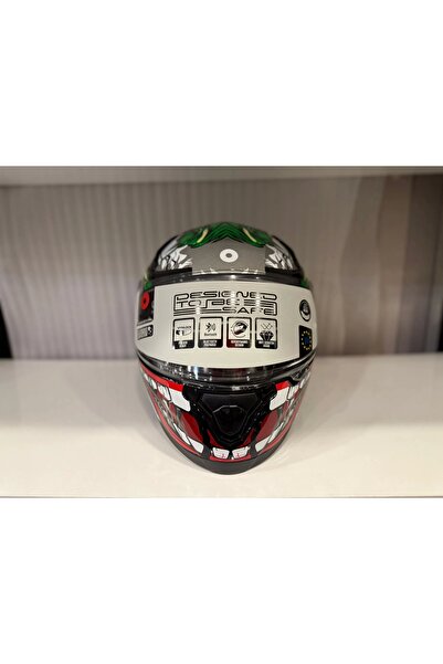 Shiro KASK SHIRO KATANA SV JOKER KIRMIZI/YEŞİL/BEYAZ