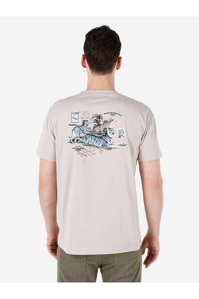 Colin's Men's T-Shirt - Stone Color, Sleeves