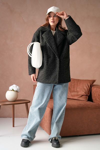 VOLT CLOTHİNG Gefütterte Wollblazerjacke für Damen