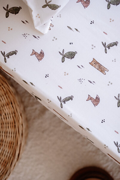 TBA COLLECTION Baby Size Elastic Sheet Set |   Woodland