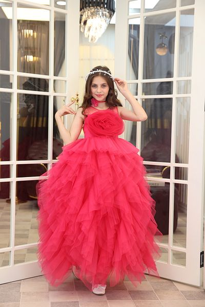 MİSS RAİN Φούστα Tutu Princess Girl's Evening Dress Elbi̇sei