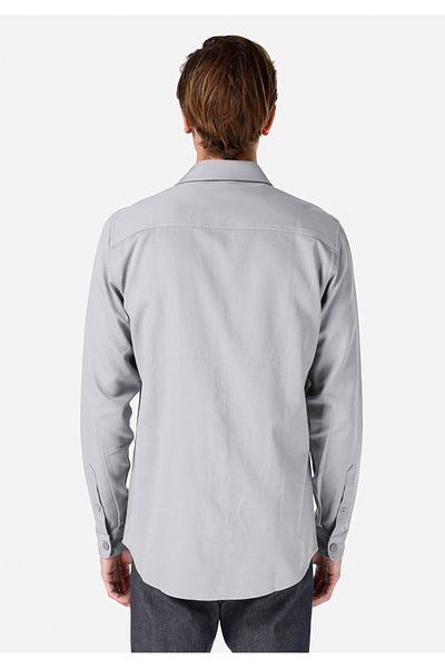 Colin's Regular Fit Shirt Neck Plain Men's Gray Long Sleeve Shirt