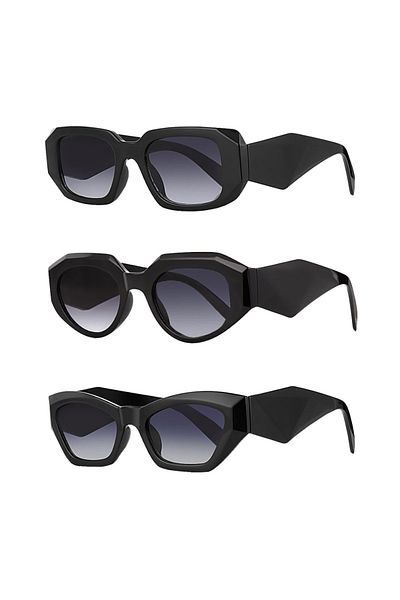 Kinary Uv400 Protective Unisex Sunglasses Set of 3 1038/1039/1040