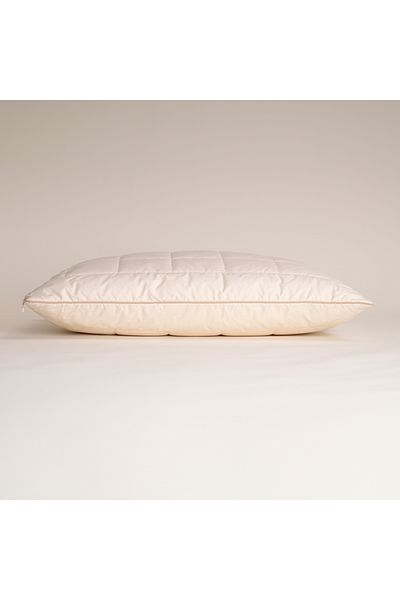 Penelope 100% English Wool Filled Cotton Fabric Pillow - Wooly Pure Series