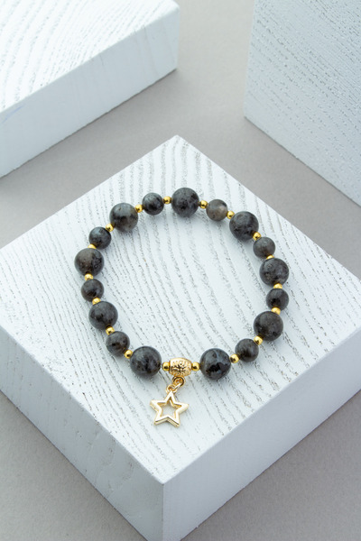 Uçar Doğaltaş Larvakit Doğal Taş Küre Kesim Bileklik