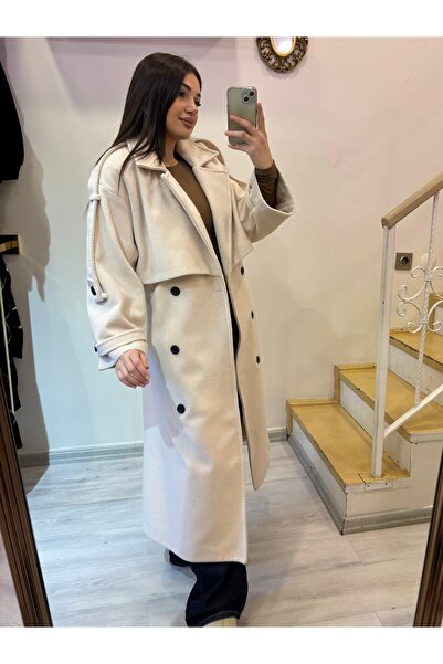 ROSSA Παλτό oversized με διαγώνια επένδυση