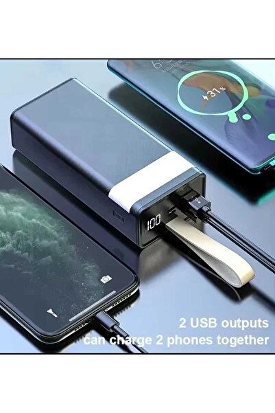 Asfal El Fenerli Taşınabilir 30000 Mah Powerbank 22.5W Hızlı Şarj Özellikli G...