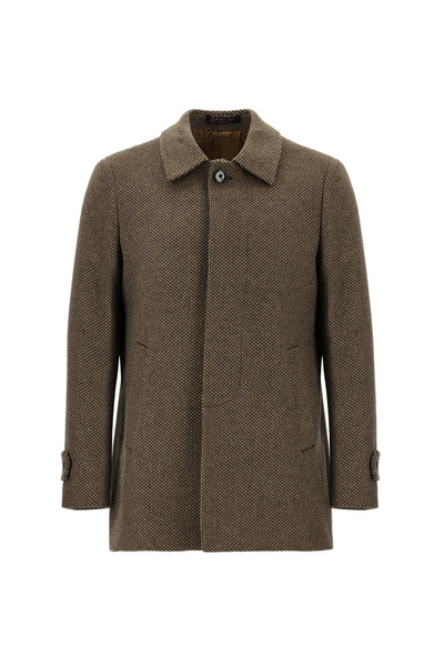 Abdullah Kiğılı Patterned Cashmere Coat