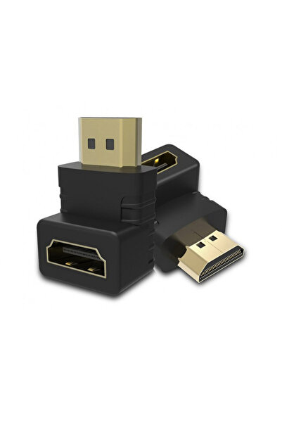 Derwell Hdmi Uyumlu 90 Derece Dik Açılı Adaptör Hdmı Erkek Kadın Hdmı Dirsek ...