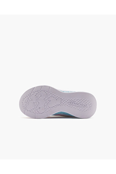 SKECHERS Flutter Heart Lights - Groovy Swirl Küçük Kız Çocuk Beyaz Işıklı Spor Ayakkabı 303253N Wmlt