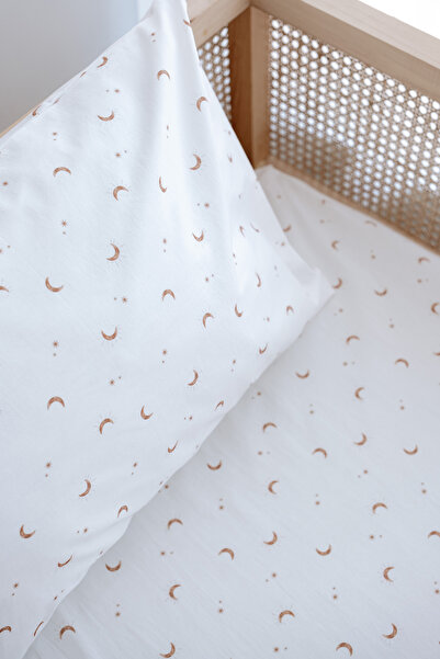 TBA COLLECTION Single Elastic Sheet Set | Boho Moons