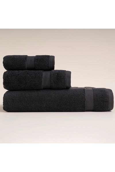 Penelope Anthracite Noa Series - 100% Cotton 30X50 cm Towel