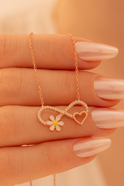 OSMANLI GÜMÜŞ Kadın Gümüş Kolye - Sevgililer Günü - Hediye - Zirkon Taşlı Son...