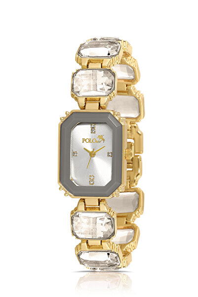 Polo Air ساعة يد نسائية فاخرة باللون الذهبي PL-1512B1x