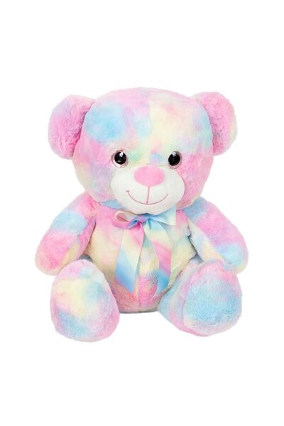 Nilly Toys 4771 Rainbow Color Plush Bear 45 cm -Sunman