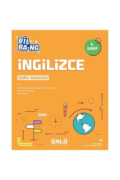 Ünlü Yayınları 6. Sınıf Ingilizce Bil Bang Soru Bankası