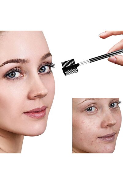 AGNESS Nano Kaş Fırçası Kirpik Tarağı Professional Asu566