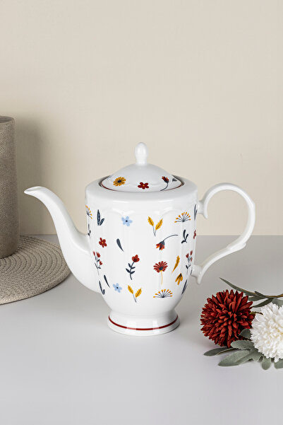 Benante Porselen Desenli Demlik 1200 ml