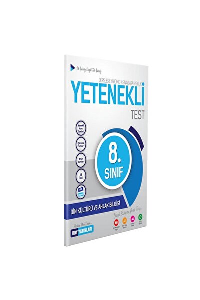 Ddy Yayınları Ddy 8.sınıf Din Kültürü Ve Ahlak Bilgisi Yetenekli Test