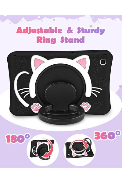 UnDePlus Samsung Galaxy Tab A7 Lite T220 T225 T227 Case Elegance with Stand and Character for Kids