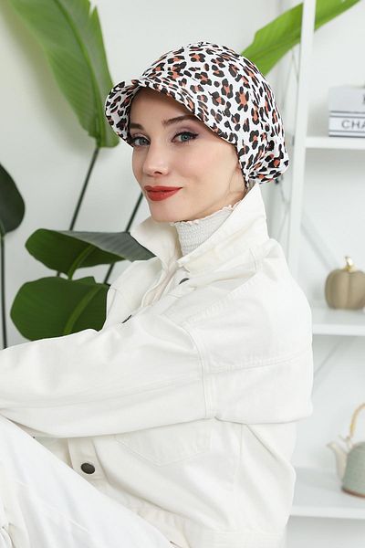 Aisha's Design قبعة من القطن الممشط - بونيه، B-73YD