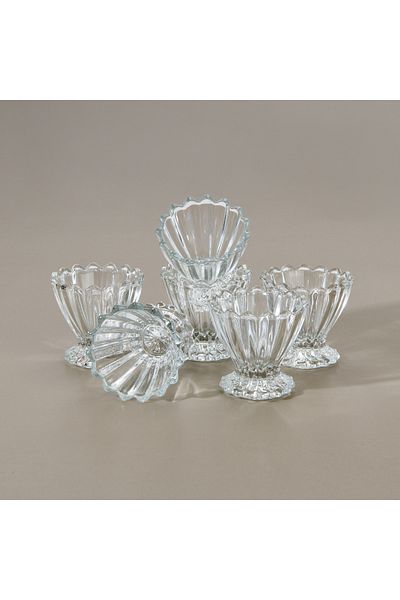 Glass In Love 6-Piece Ice Cream Bowl - Clear - 160 ml