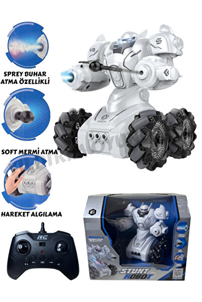 YILDIRIM OYUNCAK Uzaktan Kumandalı Full Fonksiyon Şarjlı 2,4G Işıklı Roket ve...