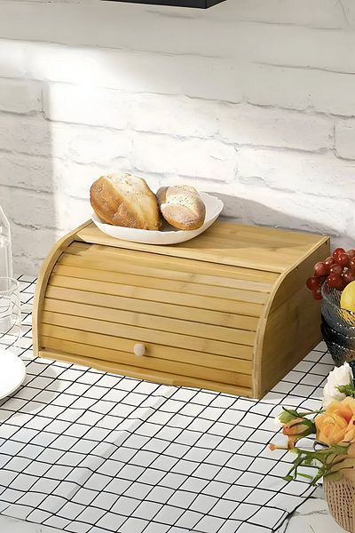 homsel Natural Elegance: Bamboo Bread Box - the Secret Hero of Fresh Bread