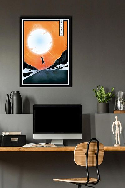 Saturn Pictură înrămată Dragon Ball - Poster Manga Anime