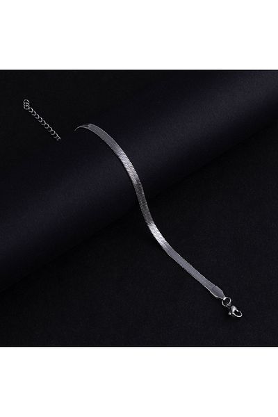 Silver Luxe Italian Model 316L Steel Bracelet