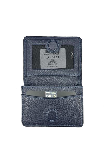 Cantayurdu Πορτοφόλι Diga 131 Navy Blue από γνήσιο δέρμα για κάρτες