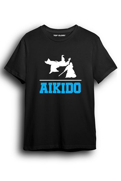 TOP GLORY Προσαρμοσμένο σχέδιο T-Shirt Aikido - AW1009