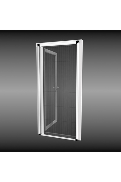 ERNAKS Akordeon Pileli Pilise Kapı Sineklik Beyaz-Antrasit-Kahve 90x210 Cm. İ...