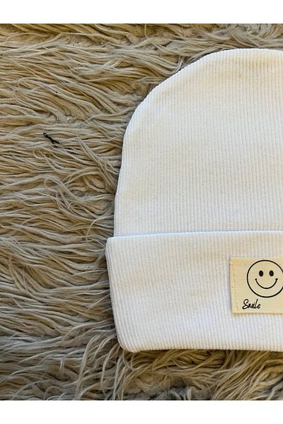 enes baby Pack of 2 Smile Smiley Face Stretchy Camisole Beanie