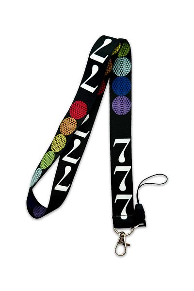 PABALAS I Got 777 I Accepted Patterned Black Neck Lanyard Strap Name Badge Holder-Phone Strap