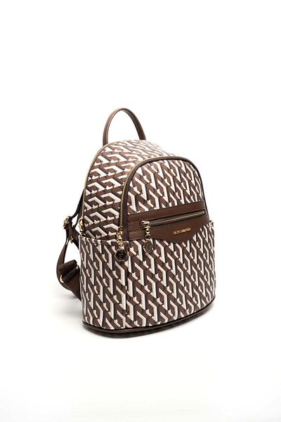 Silver Polo Γυναικείο σακίδιο πλάτης Silver & Polo Brown SP1161