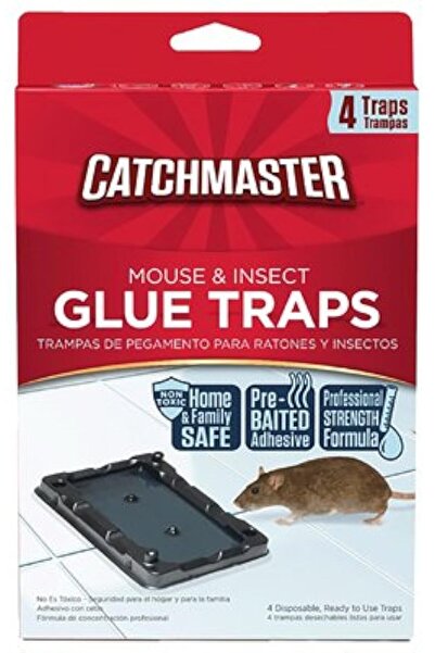 catchmaster مصيدة غراء الفئران 4 قطع