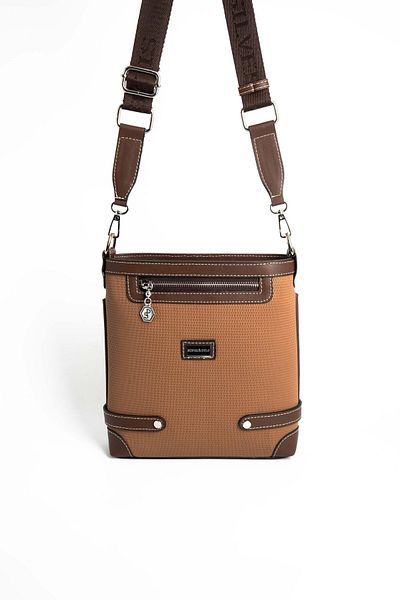 Silver Polo Geantă de damă Silver & Polo Caramel - maro SP1120