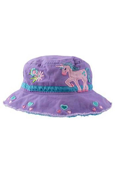 Stephen Joseph Purple Unicorn Hat - Baby Girl
