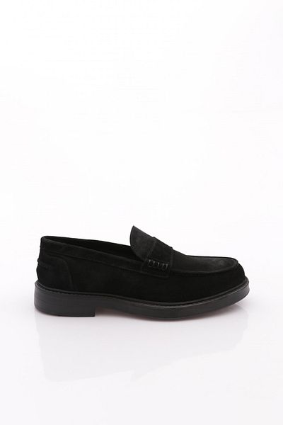 DGN Ανδρικά Δερμάτινα Παπούτσια Classic Μαύρο Suede 6352351492995