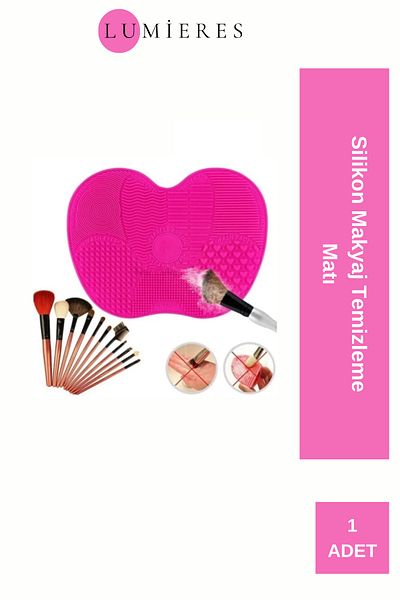 Lumieres Special Series Practical Washable Dryable Silicone Makeup Brush Sponge Cleaning Mat Apparatus