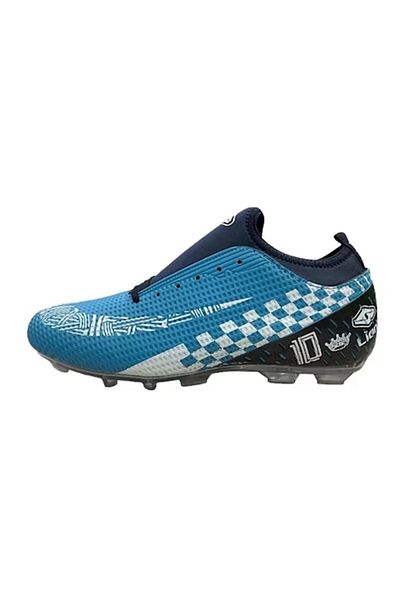 Lion 2022 Turquoise Transparent Sole Kids Football Shoes