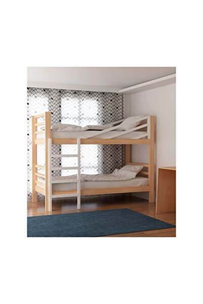 Home Sidney Montessori Doğal Ahşap Ranza